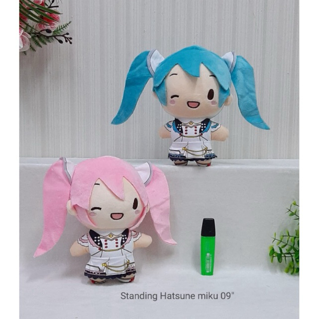 Boneka Hatsune Miku - Boneka Standing Hansune Miku size 22Cm