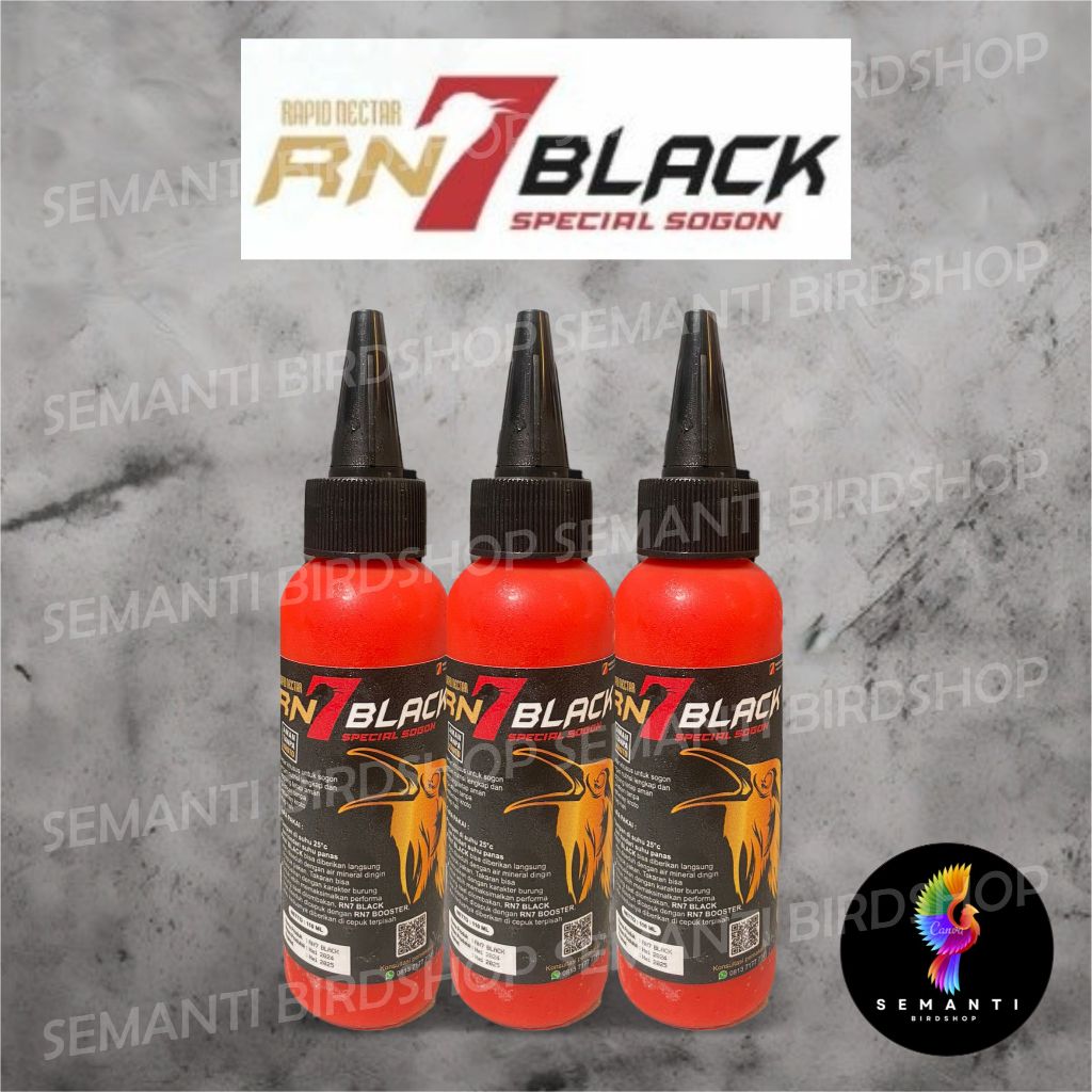 JUAL RN7 BLACK  HITAM NECTAR PAKAN MAKANAN BURUNG KOLIBRI KONIN KHUSUS SOGON SRIGANTI SOGOK OTONG