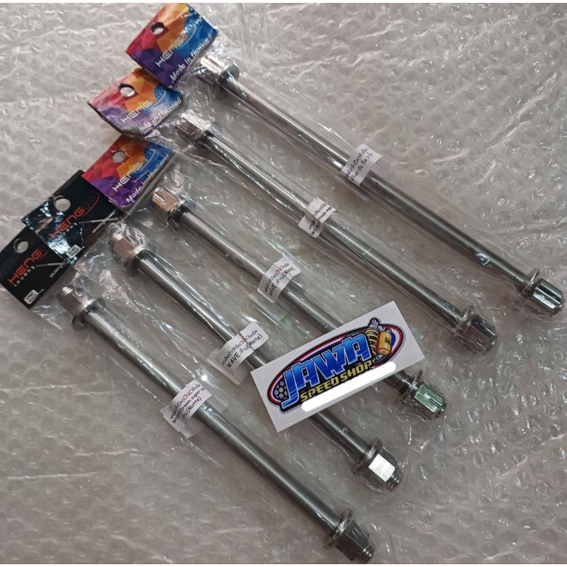 As roda depan belakang stainlis crom heng thailand wave supra grand karisma revo dll untuk swing arm