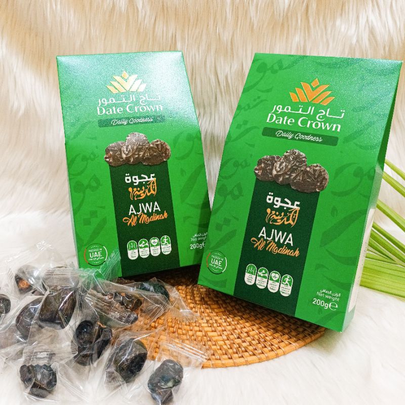 

Kurma Ajwa Date Crown 200gr (100% premium)