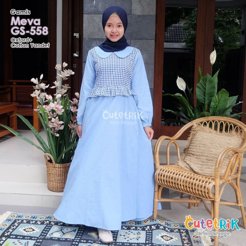 GAMIS CUTETRIK TERBARU 2024 GAMIS REMAJA MODIS MEVA GAMIS ANAK TANGGUNG BAJU MUSLIM REMAJA SD KELAS 