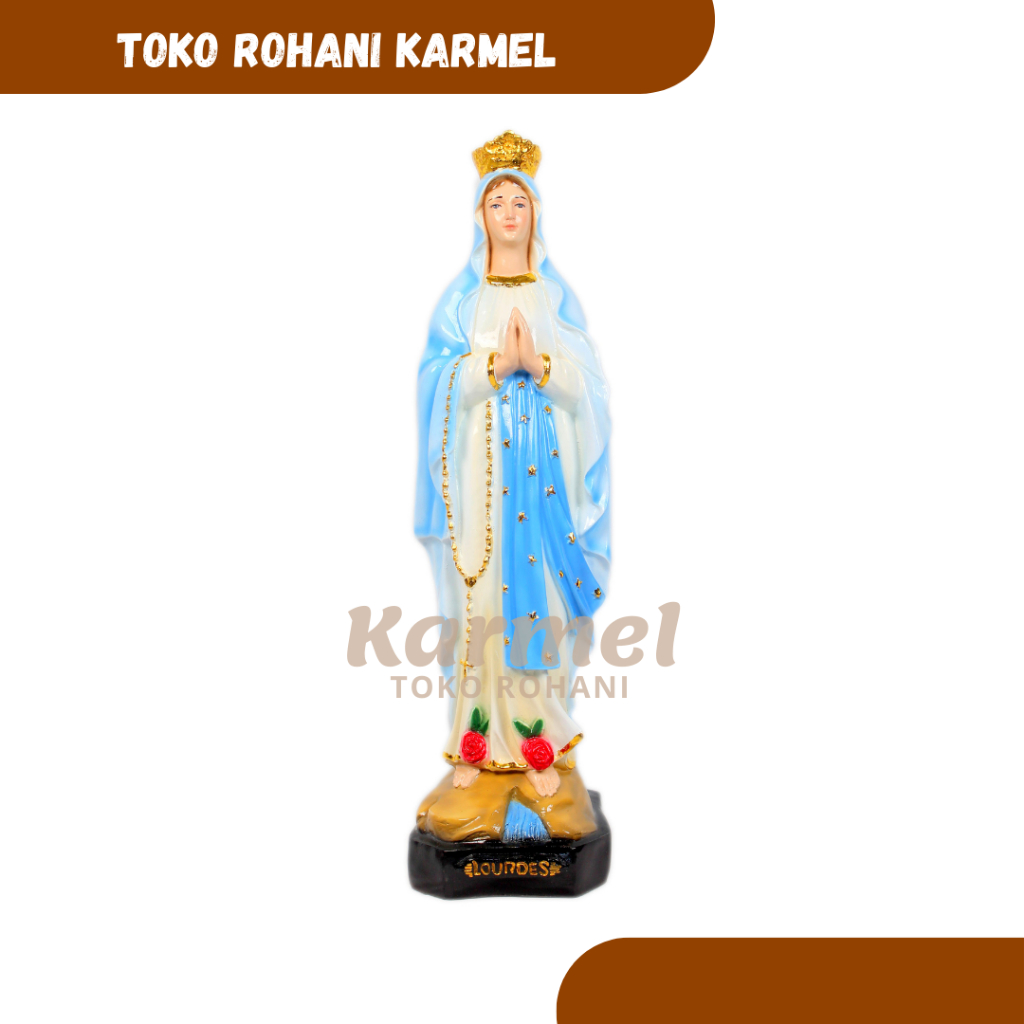 PATUNG MARIA BUNDA MARIA DARI LORDES 60 CM / PATUNG BUNDA MARIA JUMBO / PATUNG MARIA UKURAN BESAR