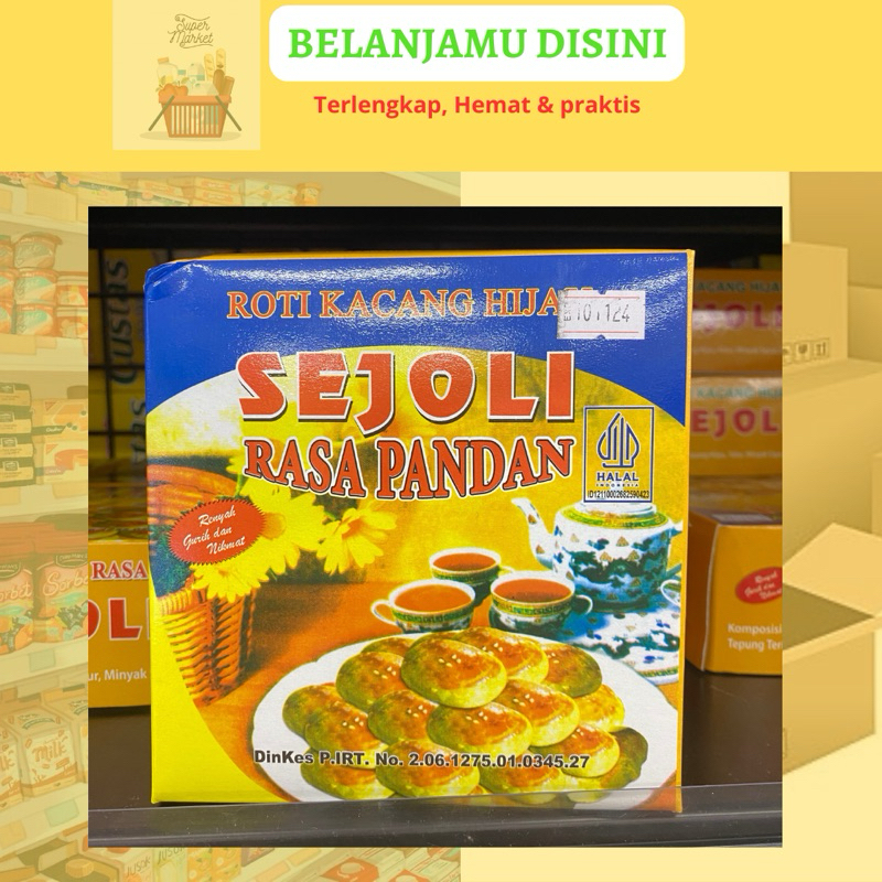 ROTI KACANG HIJAU SEJOLI RASA PANDAN