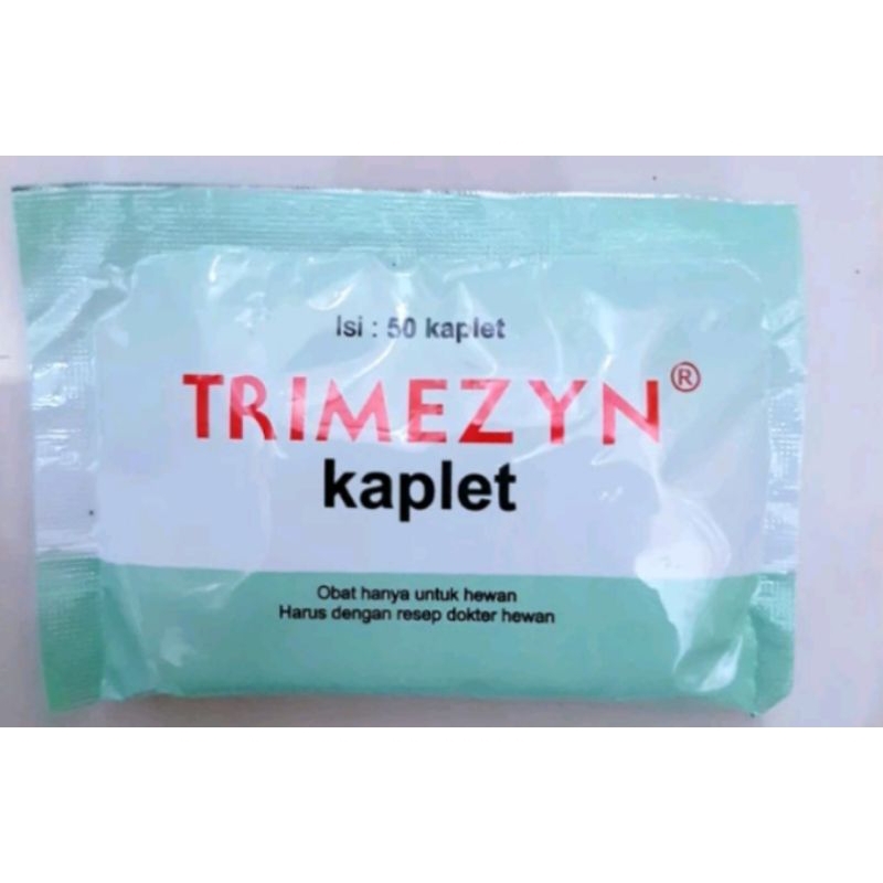 Trimezyn Kaplet Antibiotik Unggas Hewan Ternak