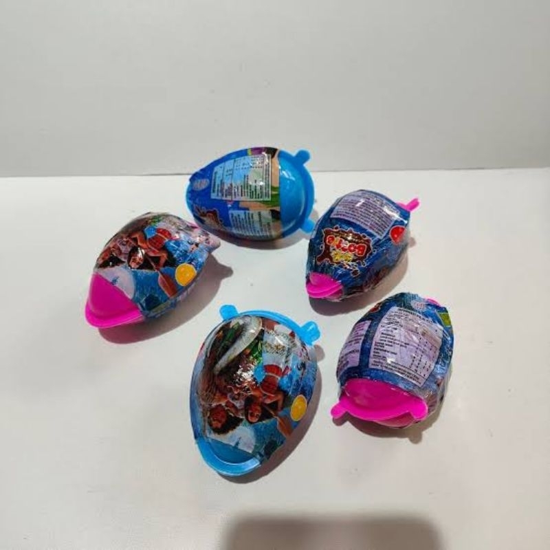 

MAINAN TELUR UFO COKELAT/BOTTIE TELUR ISI 30PCS BERAT 10GR