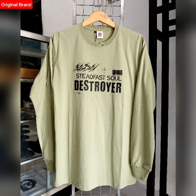 Destroyer | Kaos Lengan Panjang Size XL Avocado #2