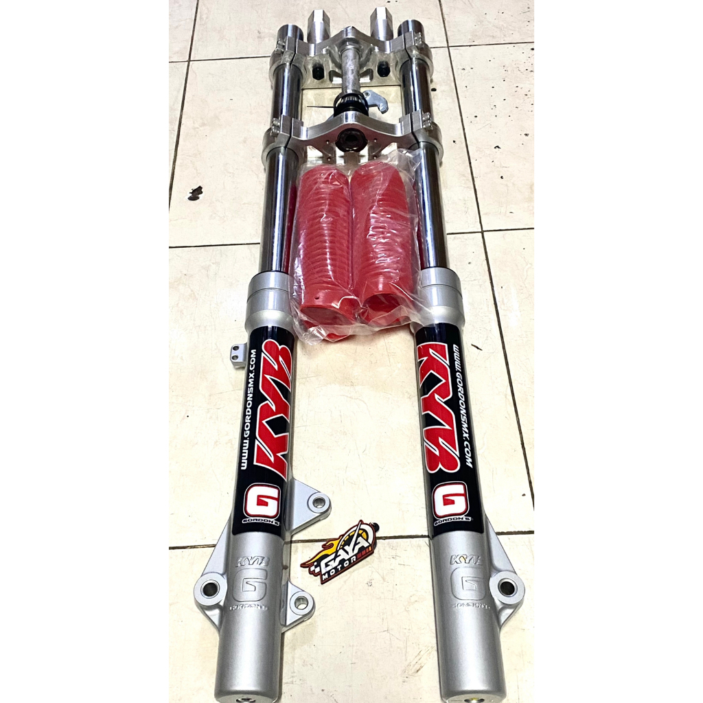 Tele kayaba gordon diameter 41MM untuk KLX 150 DAN CRF 150L LOGO G GORDON Tele KYB / Shock Depan Kay