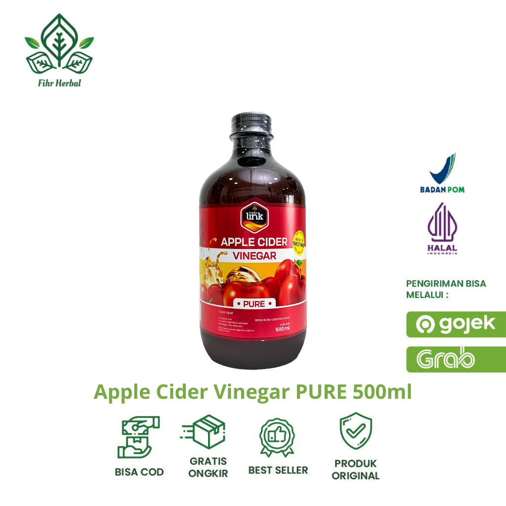 

Link - Cuka Apel Pure With Honey - Apple Cider Vinegar With Mother - Detok Diet Tubuh 500ml