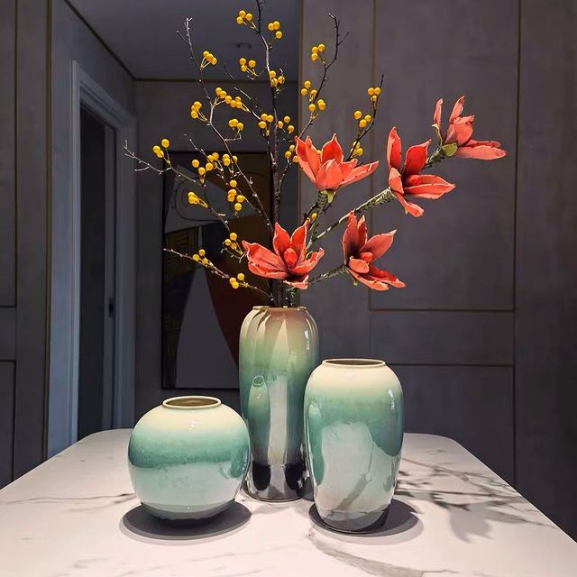 Vas Bunga Kramik | Vas Bunga Aesthetic | Vas Bunga Minimalist | Hiasan Meja | AURORA VASE