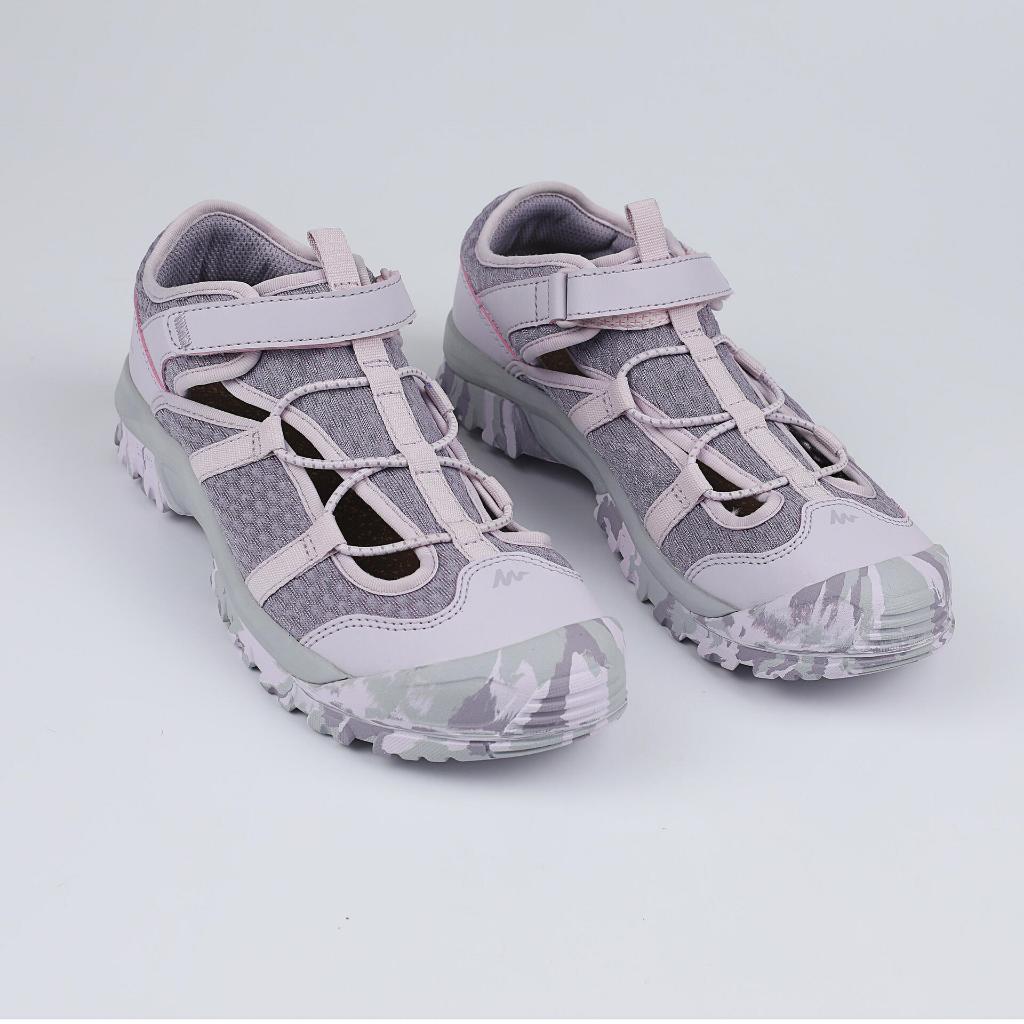 Quechua Sandal Hiking Anak Perempuan MH150 - Ungu muda 8801864