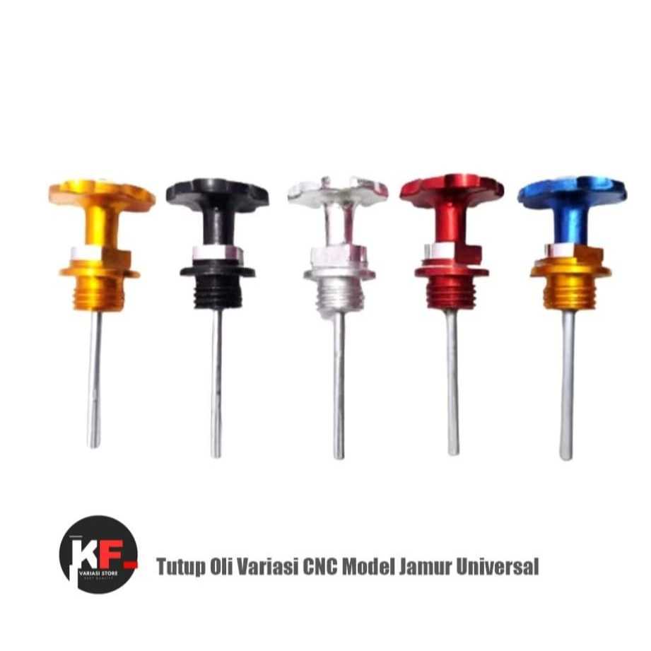 Tutup Oli Variasi CNC model Jamur Universal Motor honda yamaha suzuki 5 Variasi Warna