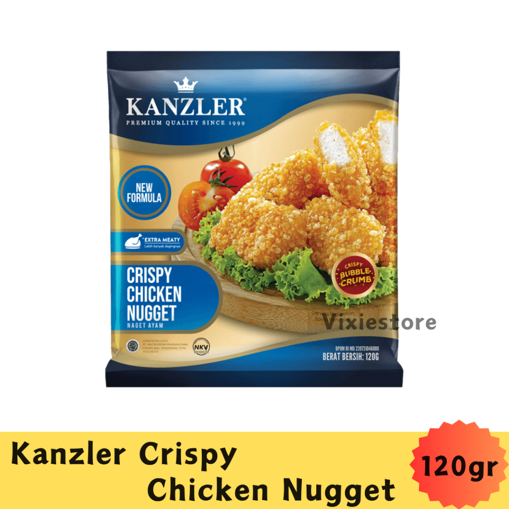 

Kanzler Crispy Chicken Nugget 120gr - Naget Ayam Krispy