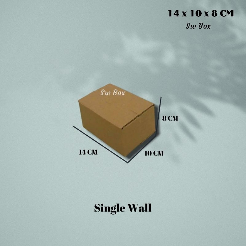 

Kardus Ukuran 14x10x8 CM Box untuk packing ST