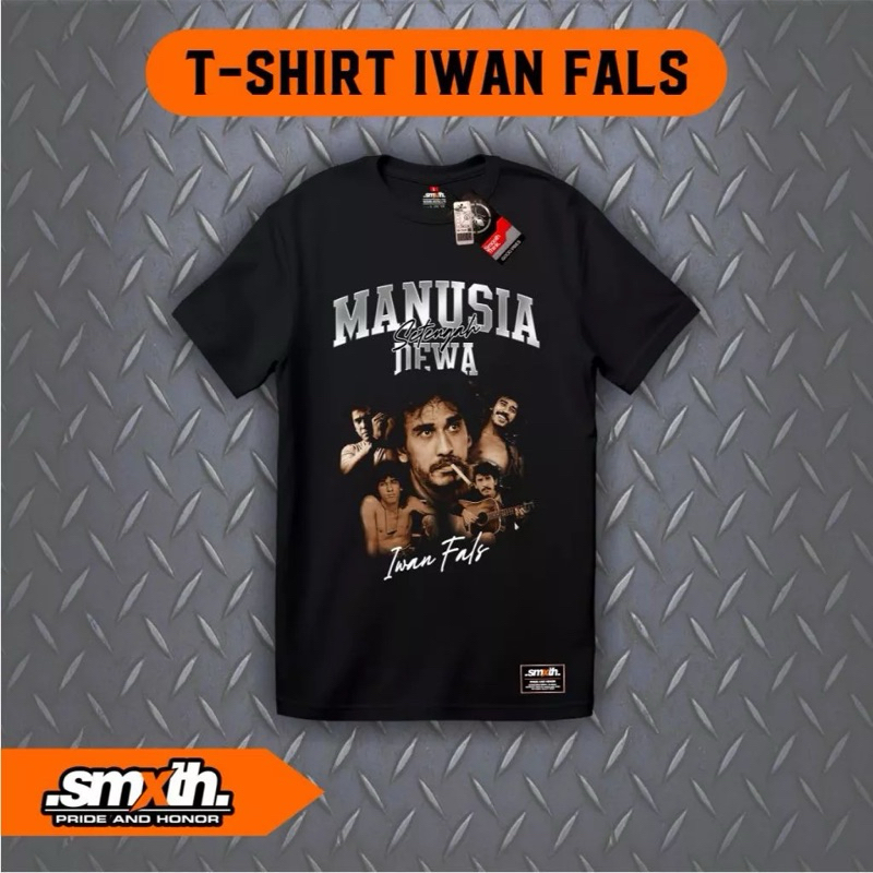 TSHIRT/KAOS KATA KATA IWAN FALS MANUSIA SETENGAH DEWA