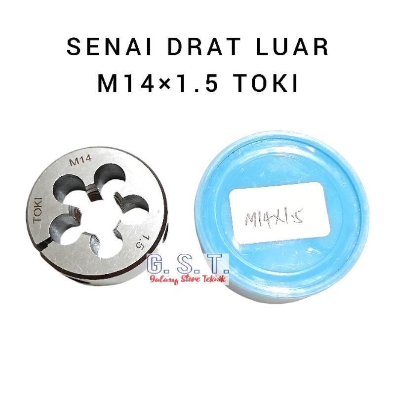 mata senai drat luar M14×1.5 Toki round dies senei senay m14 × 1.5 snei snay