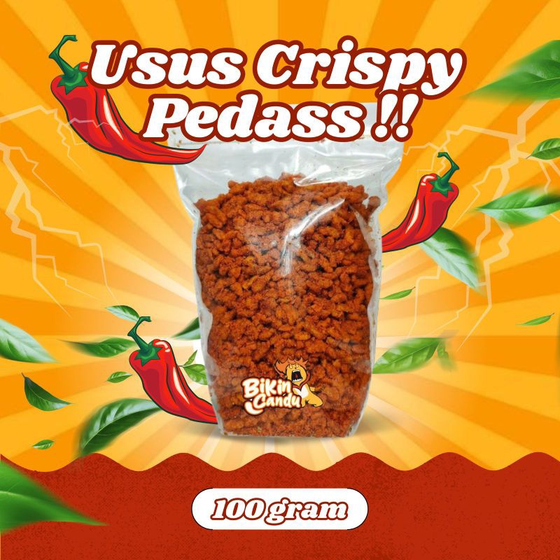 

Usus Crispy Pedas 100gr