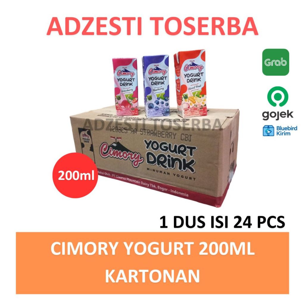 

Cimory Yogurt Drink 200ml Kartonan isi 24 pcs