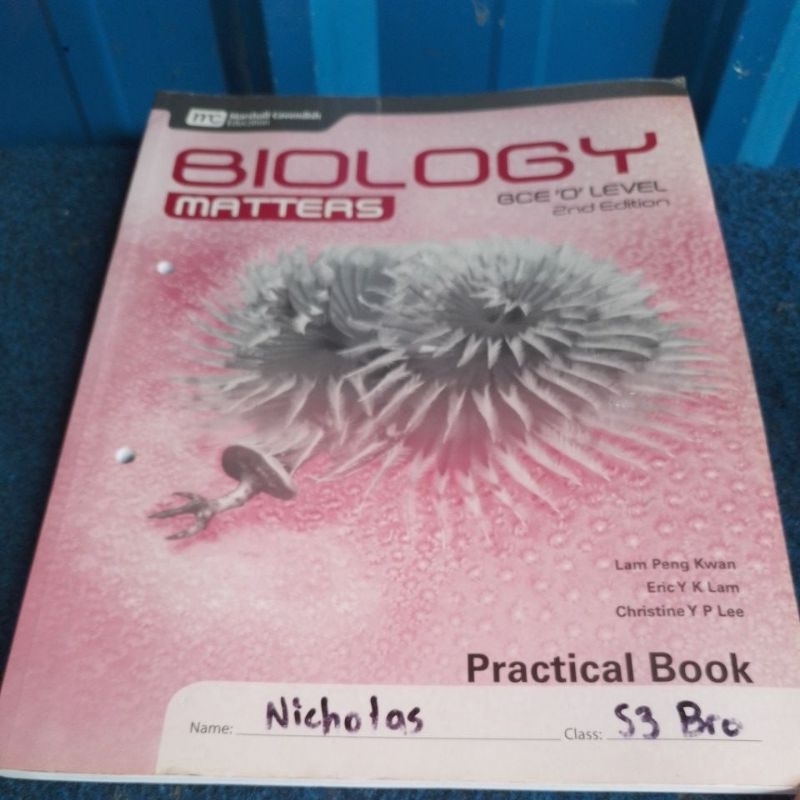 BUKU BIOLOGY MATTERS GCE O LEVEL 2ND EDITION PRACTICAL BOOK