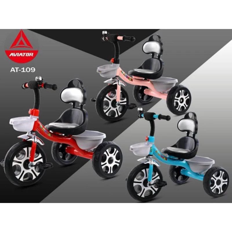 Tricycle sepeda roda 3 tiga aviator 109 AT-109 sepeda anak balita murah berkualitas termurah