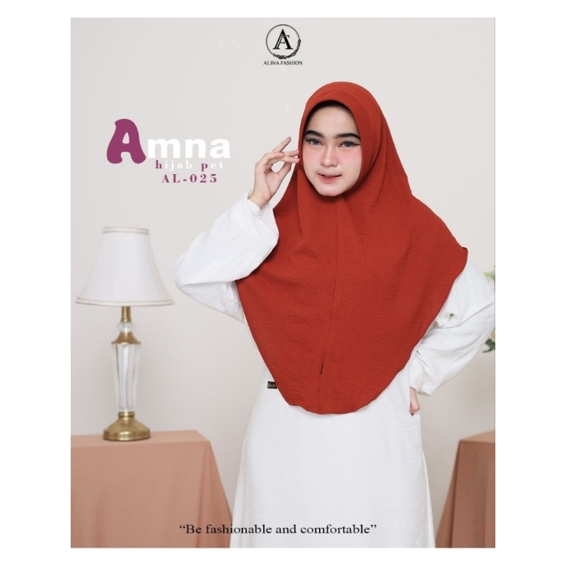 AMNA BERGO HIJAB CRINKLE PET - HERMOSAA