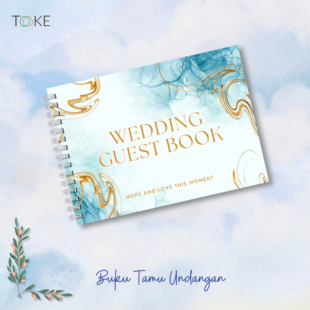 buku tamu/buku tamu undangan pernikahan/buku tamu pesta pernikahan