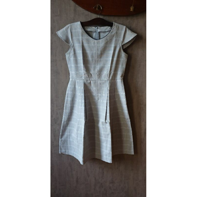 Dress denim lengan pendek preloved