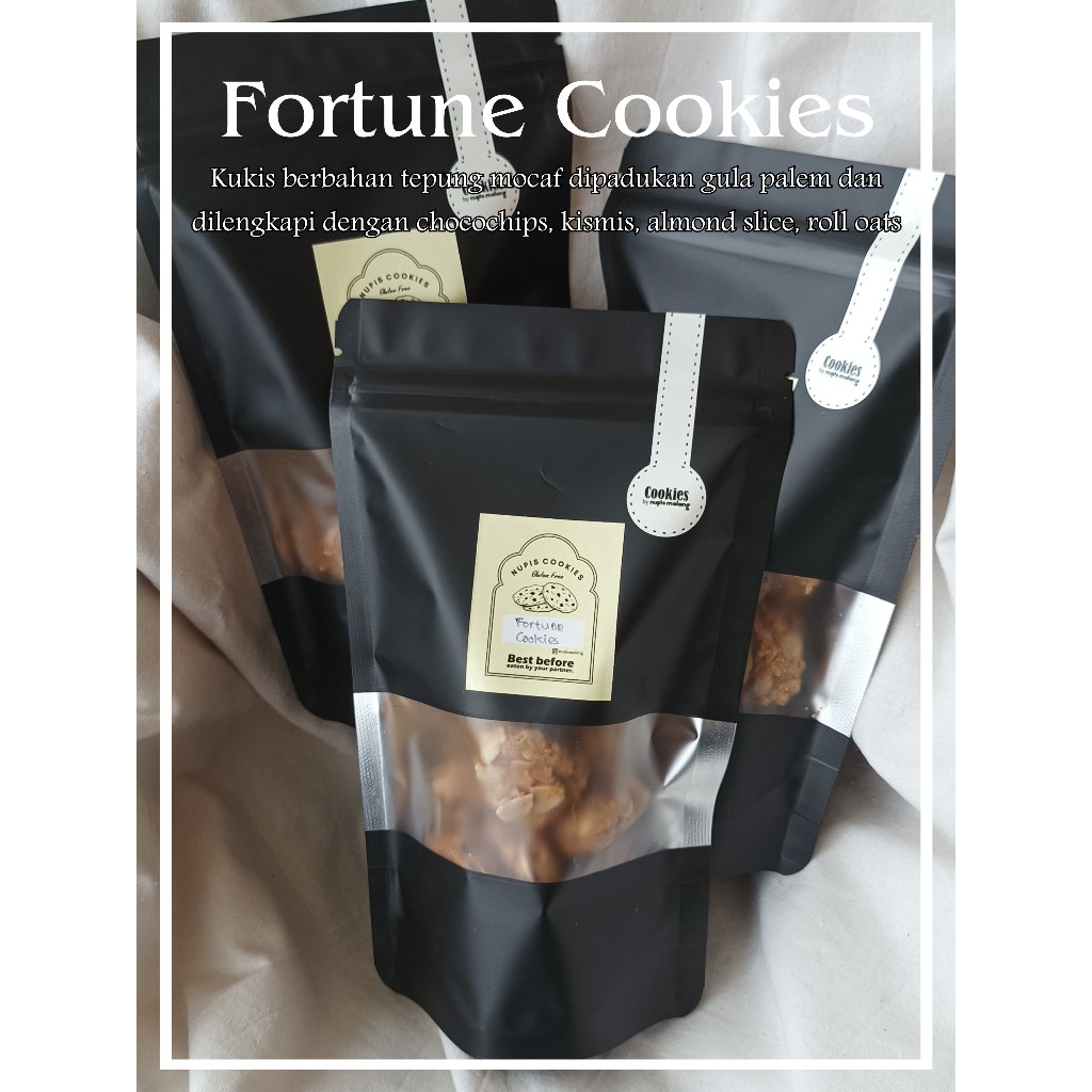 

Fortune Cookies Gluten Free / Kue Kering Gluten Free dengan Rasa yang Unik