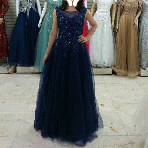 GAUN PAYET MUTIARA TILE PREMIUM