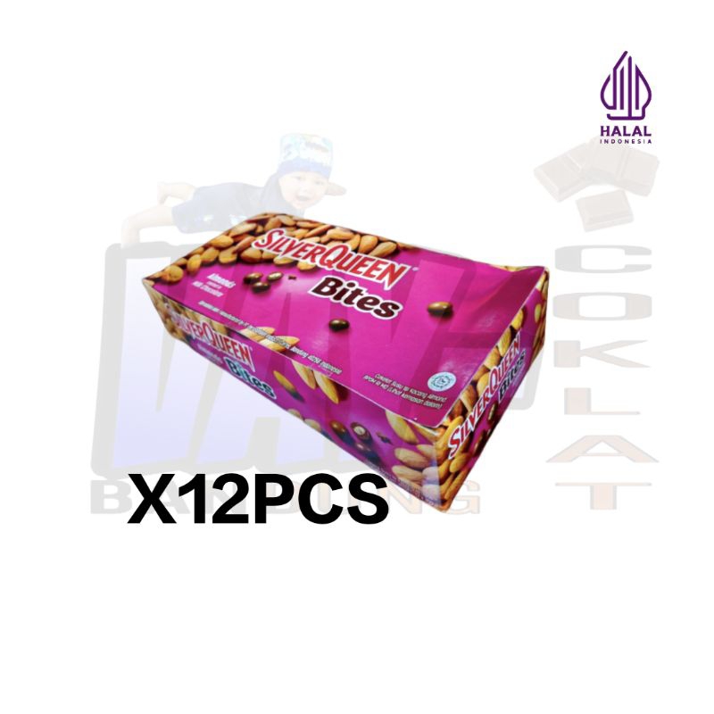 

SILVERQUEEN BITES ALMOND 30GR (1BOK X12PCS) EXP 2026