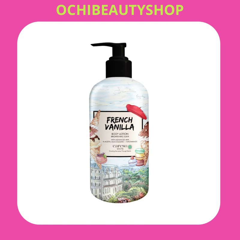 CARESO FRENCH VANILLA BODY LOTION 300ml | CARESO BODY LOTION | BODY LOTION CARESO