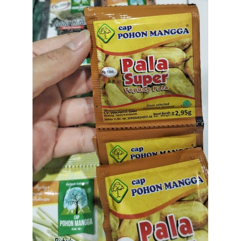 

Bubuk Pala Super Cap Pohon Mangga 1 Renceng ( 12sct)