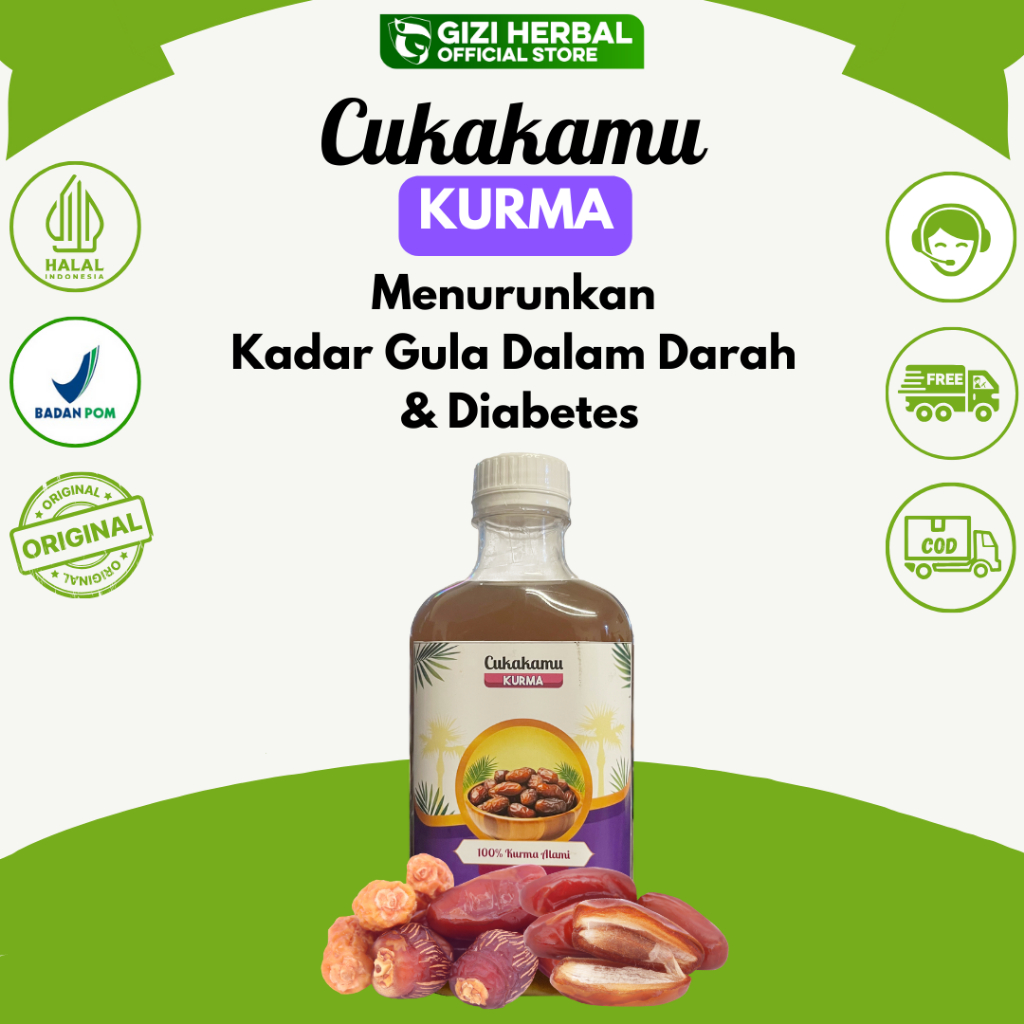 

CUKAKAMU Cuka Kurma Menurunkan Kadar Gula Dalam Darah & Diabetes