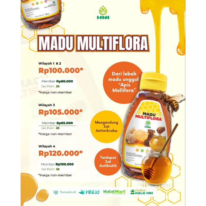 

MADU MULTIFLORA (ASLI MADU)