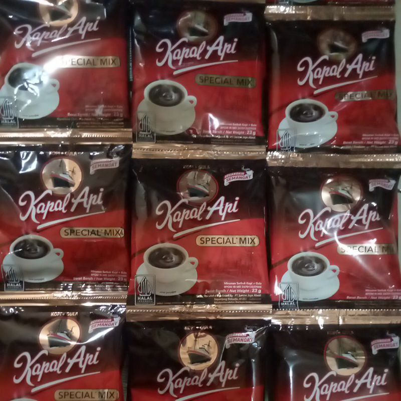 

Kopi kapal api special mix renceng isi 10 sachet