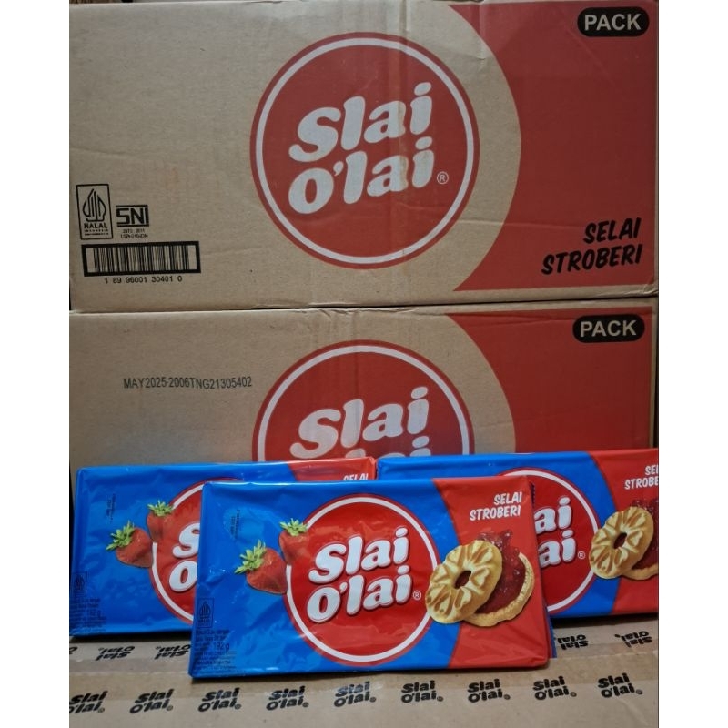 

biskuit roma slai olai 192gram nanas blueberry stroberi @paket (6Pcs)