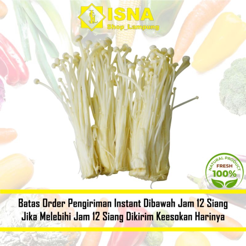 

Jamur Enoki Segar 100 gr - Sayur Fresh