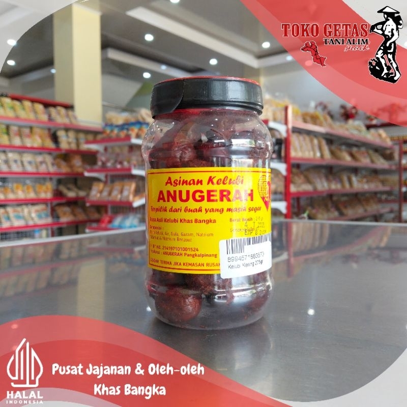 

Asinan Buah Kelubi Kering Khas Bangka Anugerah 300 gr