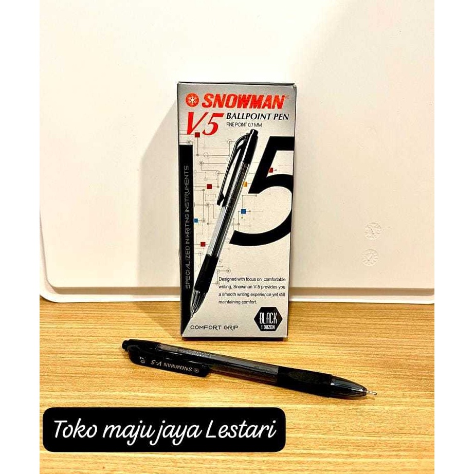 

PROMO TERPOPULER PULPEN BOLPOIN SNOWMAN V5 FINE POINT 7MM CETEKAN