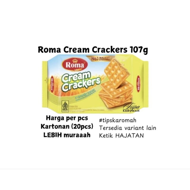 

Roma Cream Crackers 107 gram