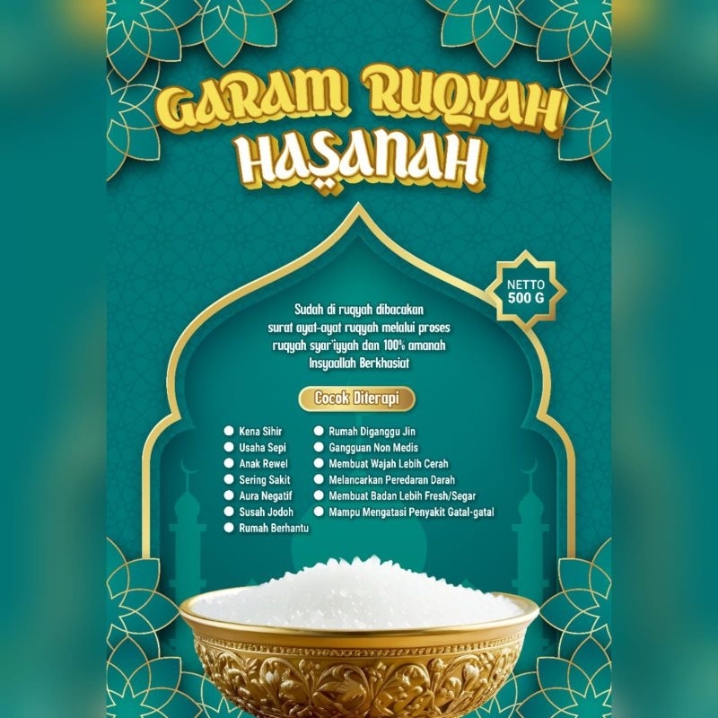 

garam ruqyah 500 gr sudah dibacakan surat ayat2 ruqyah