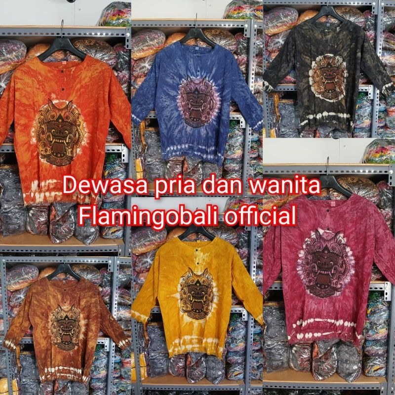 Baju Barong Abstrak Lengan Panjang Baju Barong Dewasa Lengan Panjang Baju Barong Bali Lengan Panjang