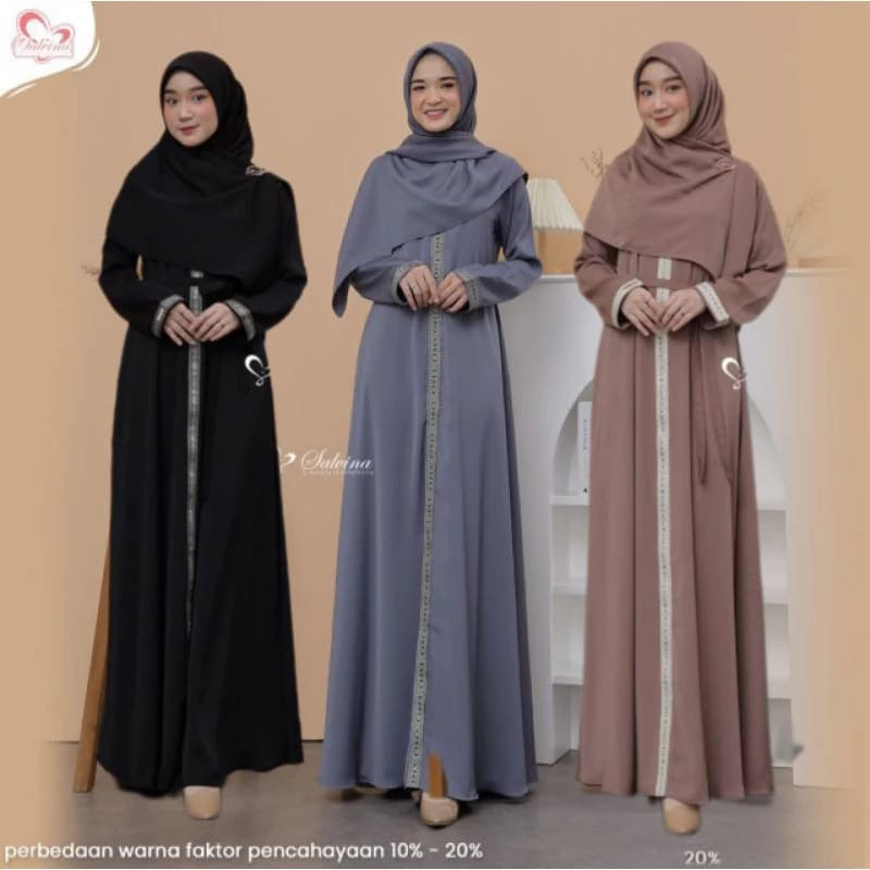 Abaya Gamis Terbaru/Abaya Turkey Wolfis Premium/Gamis Abaya Arab Full Rendah Terbaru/Abaya Maxi Jumb