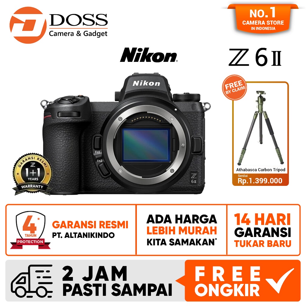 Nikon Z 6II Mirrorless Body Only / Nikon Mirrorless / Z6II