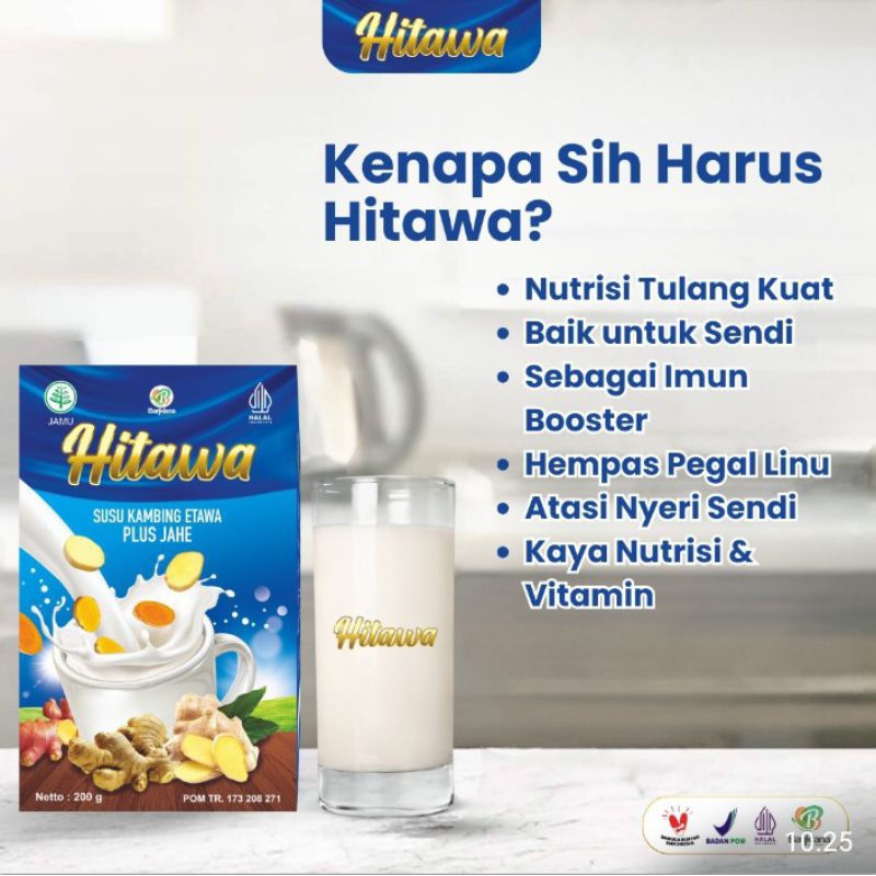 

Susu Hitawa (Susu Kambing Etawa Plus Jahe)