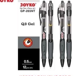 

KUALITAS TERBAIK BOLPEN PEN BALLPOINT GEN Q3 GEL HITAM GP265 NT Q3 GEL UNTUK KANTORSEKOLAHDLL 1 PAK ISI 12 BUAH