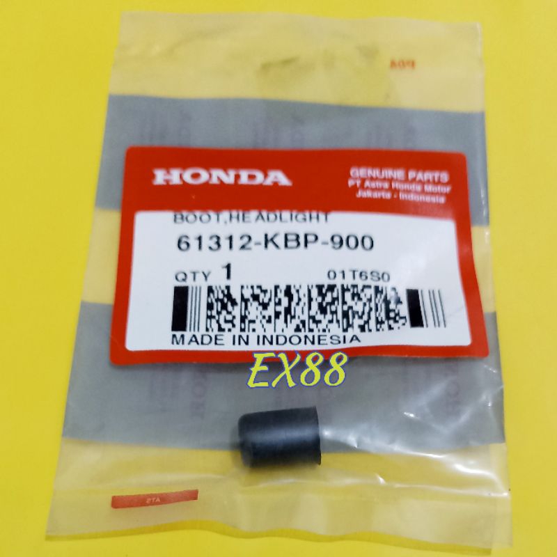 1 BUAH KARET BOOT ATAS GANJAL BRACKET /  DUDUKAN LAMPU DEPAN HONDA TIGER 2000 / TIGER REVO / MEGA PR