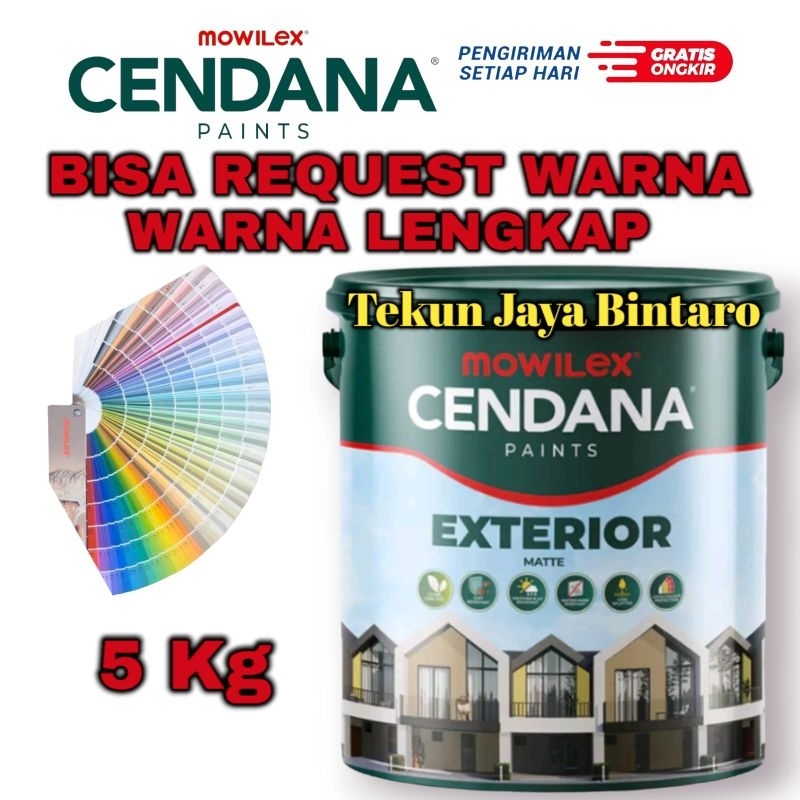 Cat mowilex cendana exterior 5kg bisa request warna