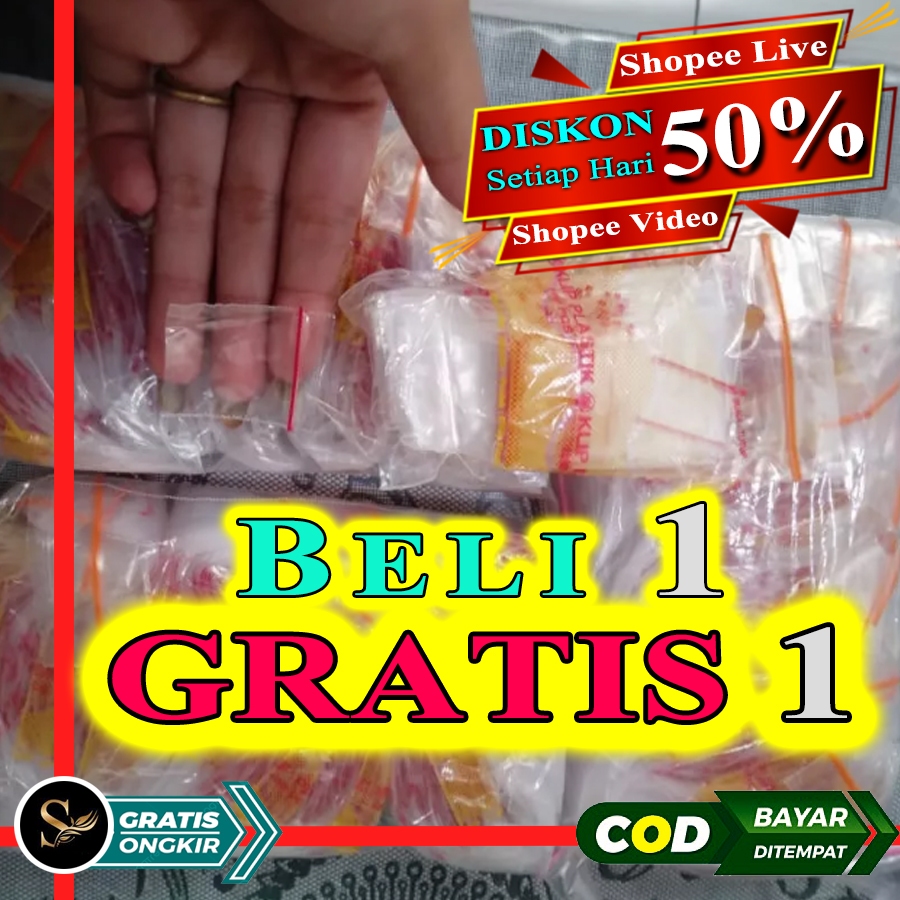 Plastik Klip Ziplock Kecil 2x3 Tebal Isi 1000pcs Grosir Kantong Plastic Clip Bening Kemasan Aksesori