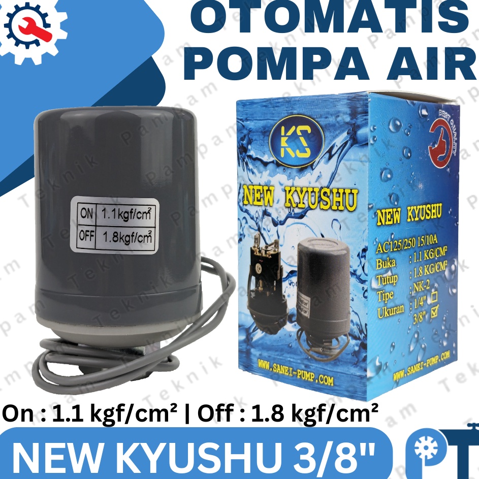 Arrival  Otomatis New Kyushu 38 inch  Pressure switch pompa air NewKs drat dalam 38