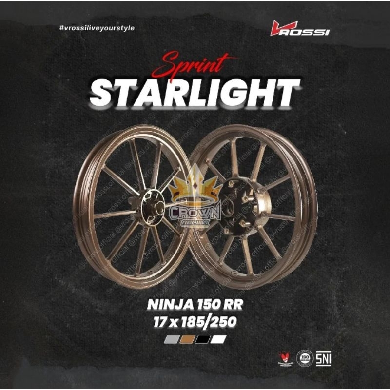 Velg Rossi Starlight Ring 17 Kawasaki Ninja 150 RR KRR